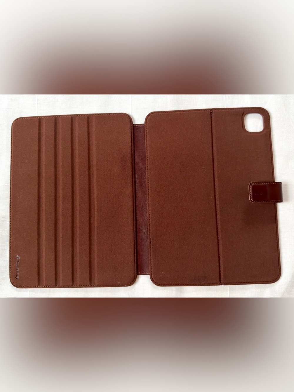 Bullstrap iPad Pro 11” Premium Leather Folio Case | Brown NWT - Picture 7 of 9